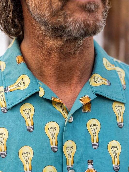 Camisa Funny Bombillas TRANKILO | Camisa original estampada divertida