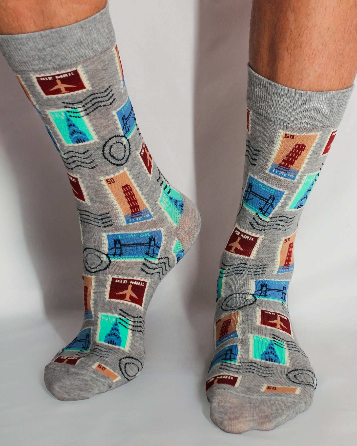 Calcetines Cool SELLOS POSTALES