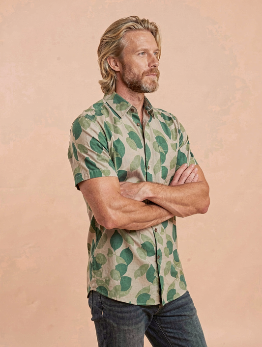 Camisa Cool Luciano TRANKILO | Camisa floral original de rayón
