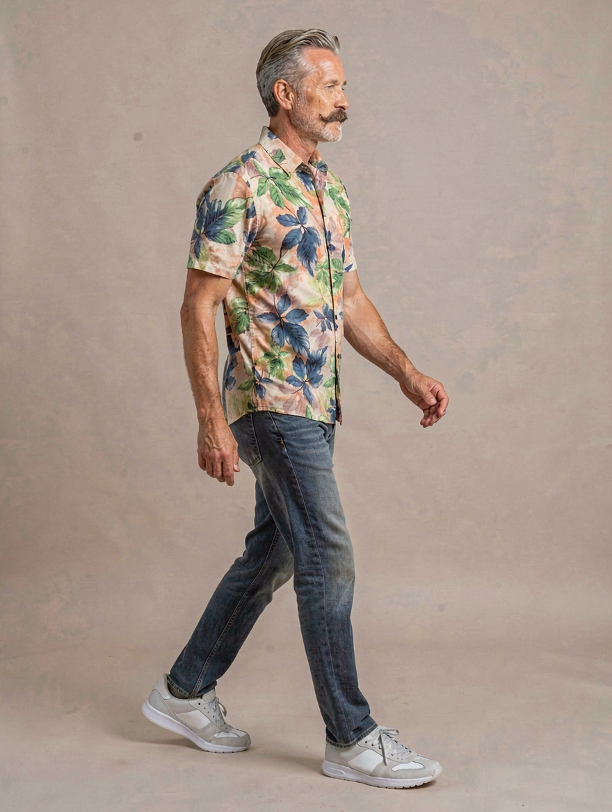 Camisa Cool Romeo TRANKILO | Camisa floral original de rayón