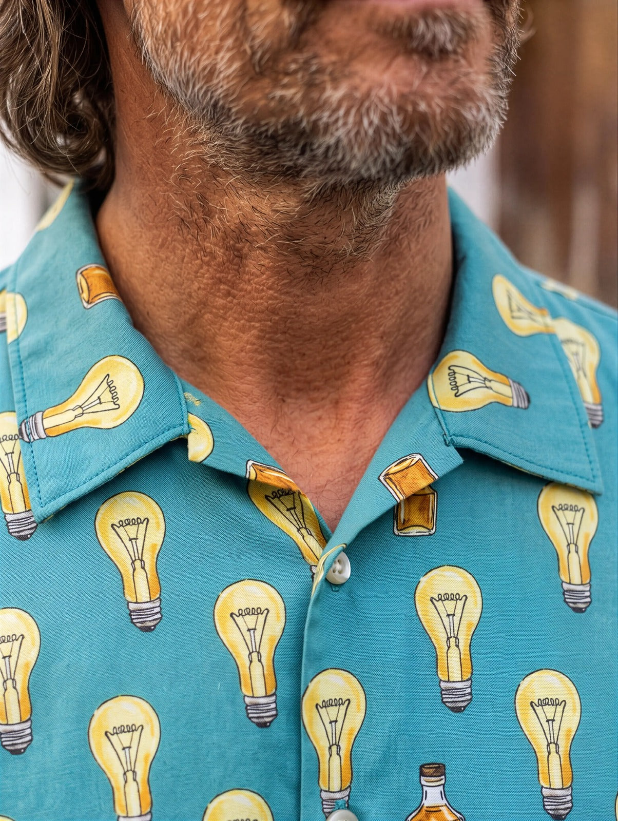 Camisa Funny Bombillas TRANKILO | Camisa original estampada divertida