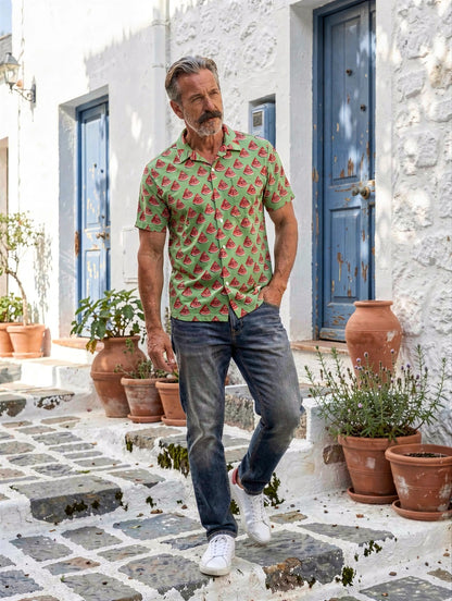 Camisa Funny Sandías TRANKILO | Camisa original estampada divertida