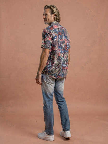 Camisa Retro Arte TRANKILO | Camisa original estampada artística