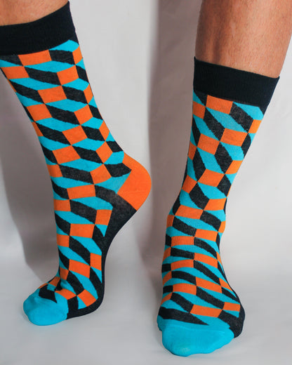 Calcetines Cool cúbico