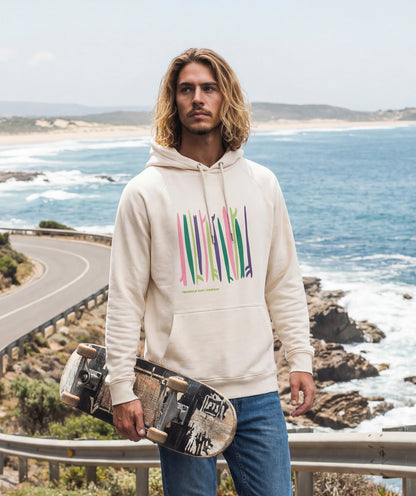 Sudadera Open Tablas blanca
