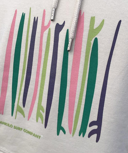 Sudadera Open Tablas blanca