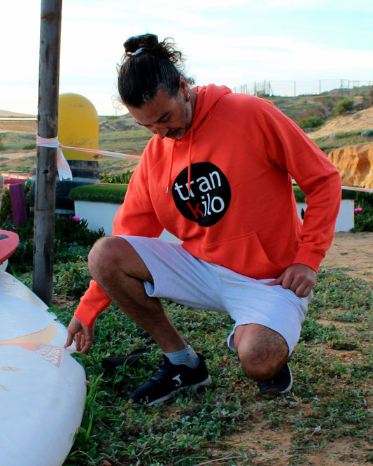 Sudadera Capucha Trankilo Orange