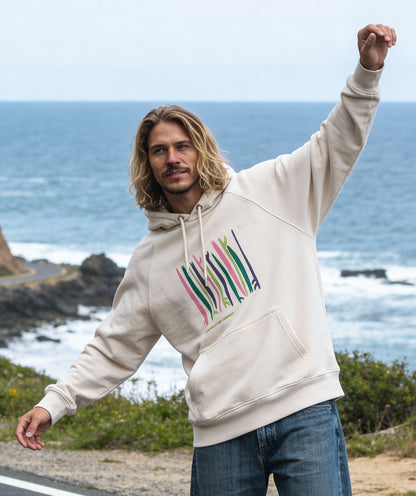 Sudadera Open Tablas blanca