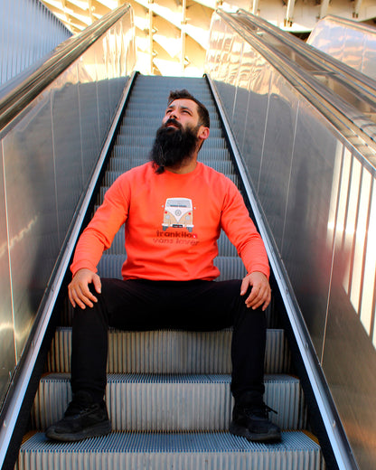 Sudadera Open Furgo 2 Melocotón