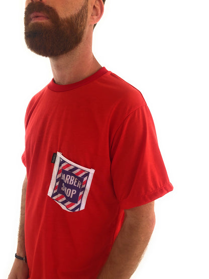 Camiseta Trankilo Pocket Hipster Roja