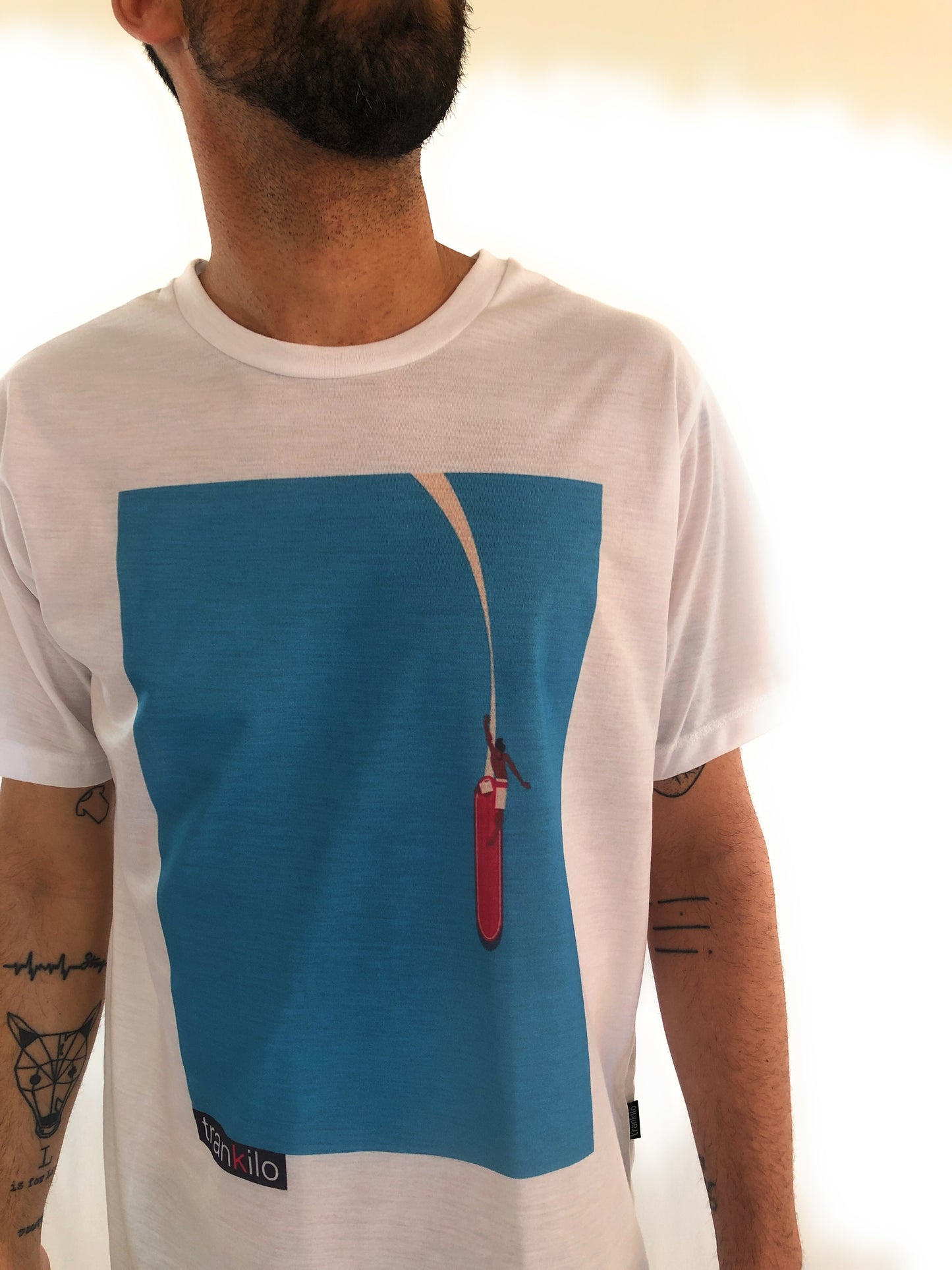 Camiseta Trankilo Surf White