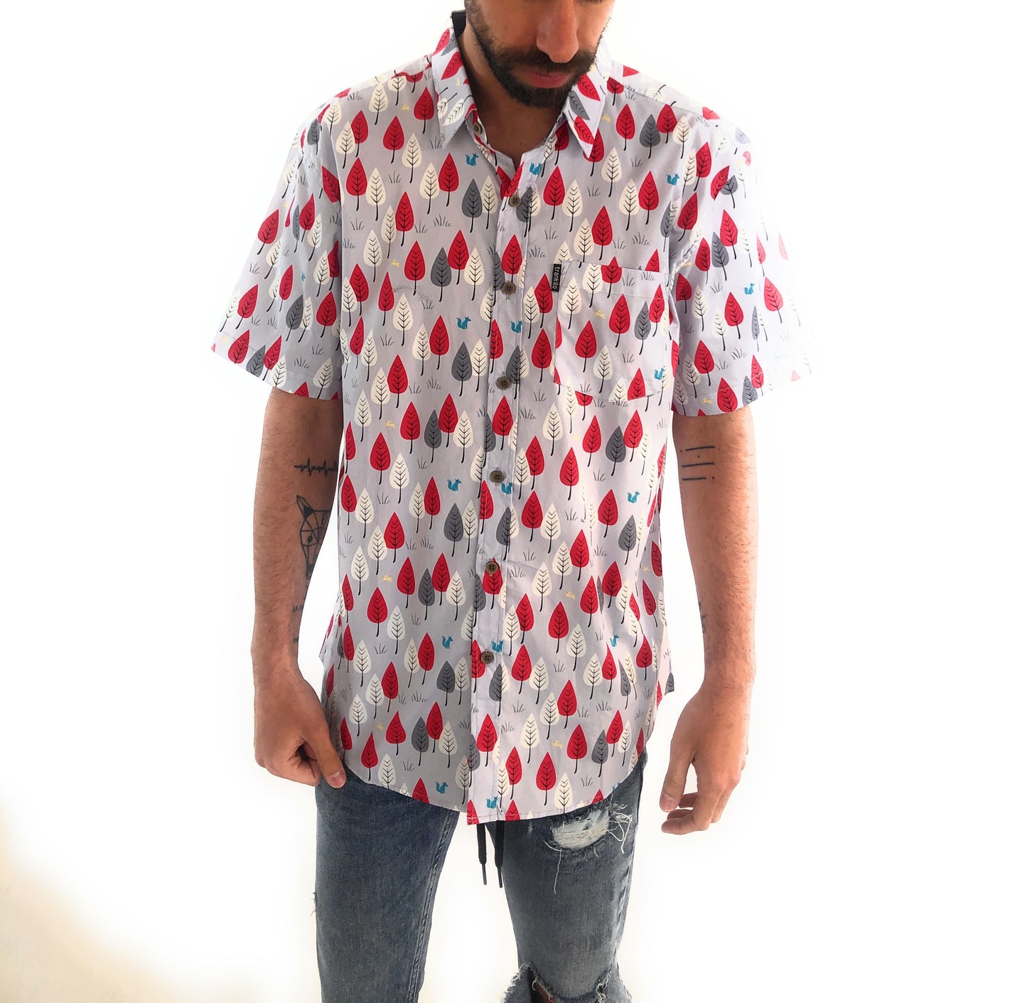 Camisa Trankilo Bosque Rojo