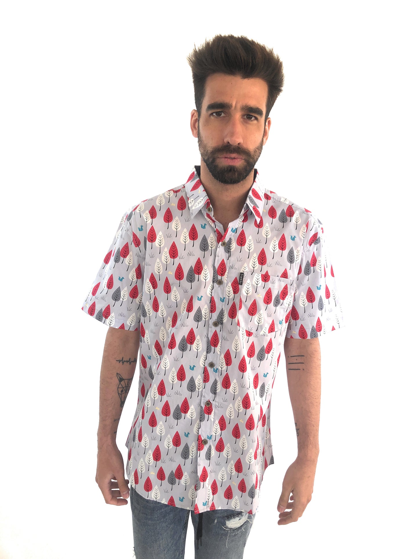 Camisa Trankilo Bosque Rojo