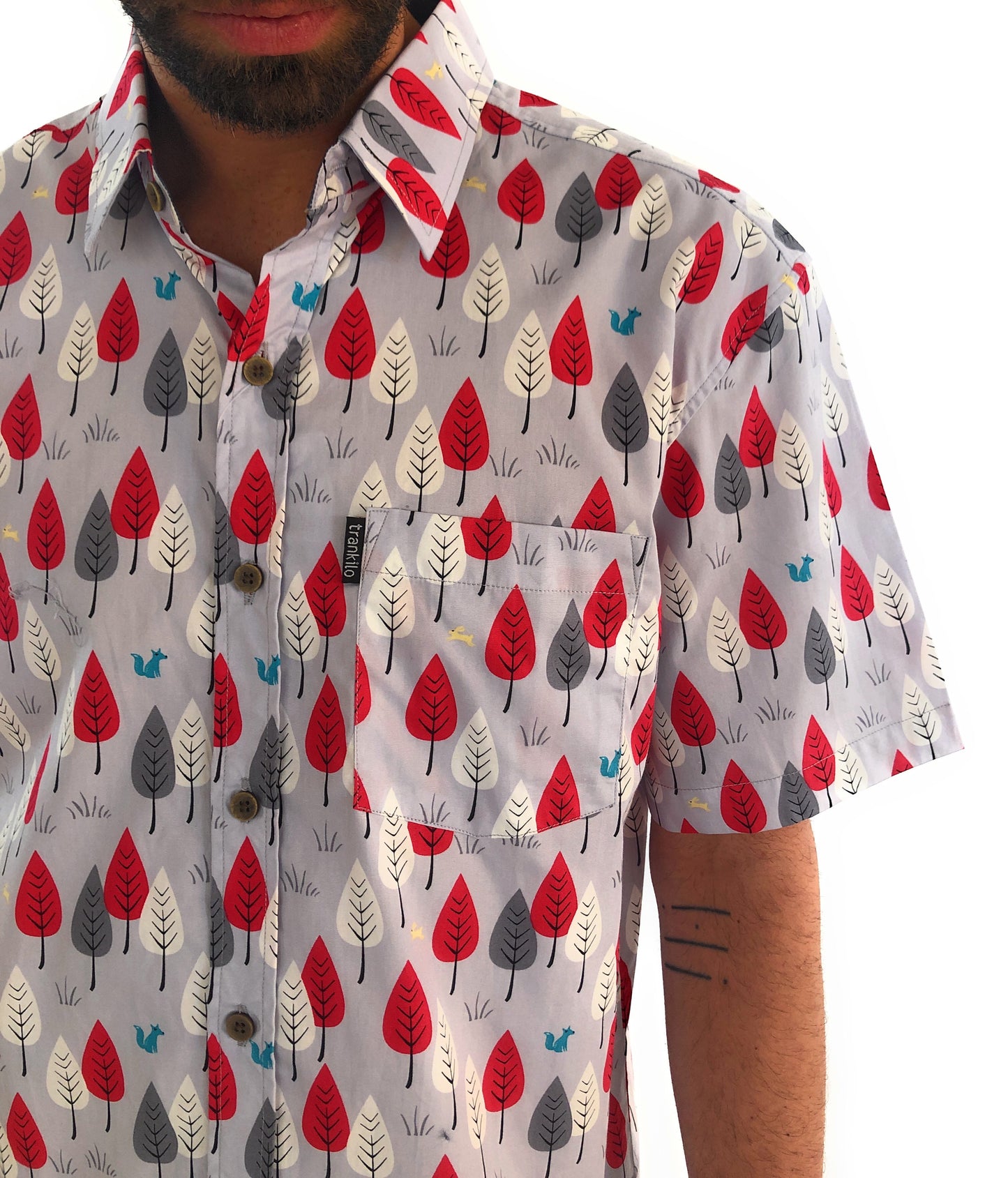 Camisa Trankilo Bosque Rojo