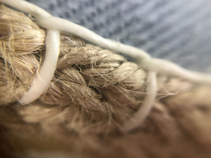 Zapatilla Esparto Cordones Gris